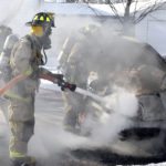 Electrical issues cause car fire